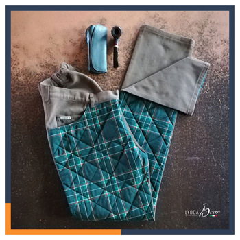 pantalone imbottito scozzese Lydda Wear