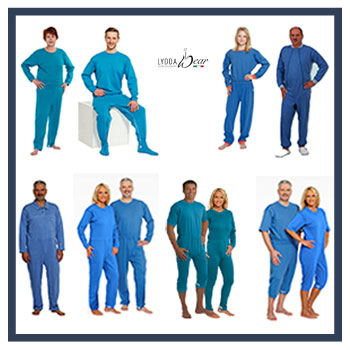 pigiama intero per anziani Lydda Wear