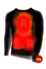 maglia riscaldata