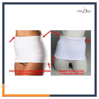fasciatura compressione leggera stomia