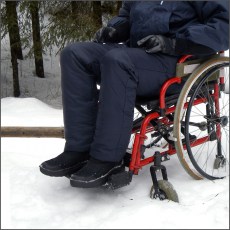 pantaloni imbottiti per la neve
