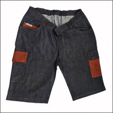 bermuda bicolor in jeans