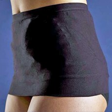 fascia stomia nera a compressione leggera lyddawear 