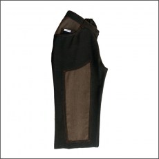 pantaloni con inserti colorati