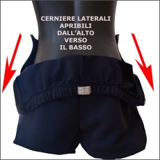 pantaloni incontinenza apribili con cerniere laterali